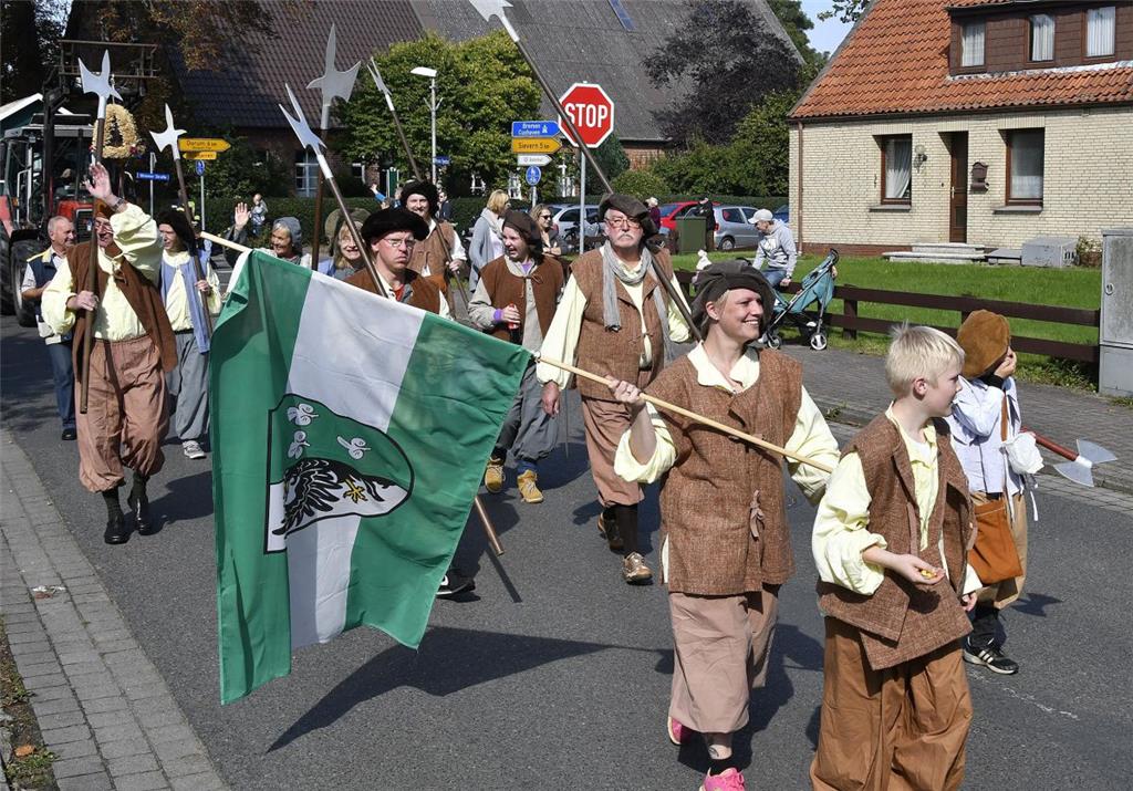 Wie hier aus Padingbüttel, waren auch die Viertel der umliegenden Ortschaften zu...