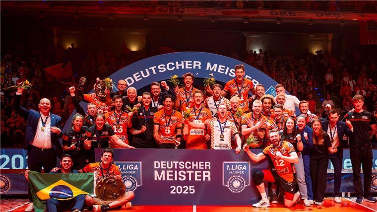 Wieder deutscher Meister: die Berlin Volleys.