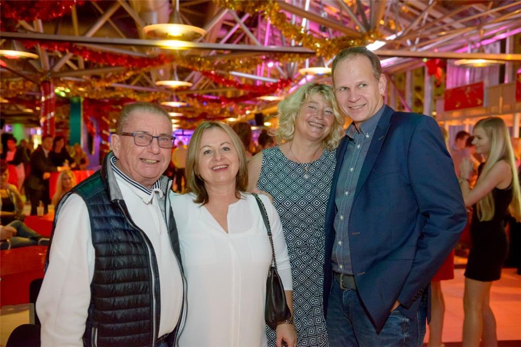 Wilfried und Ivona Schmull mit Diane und Carsten Stock (von links).