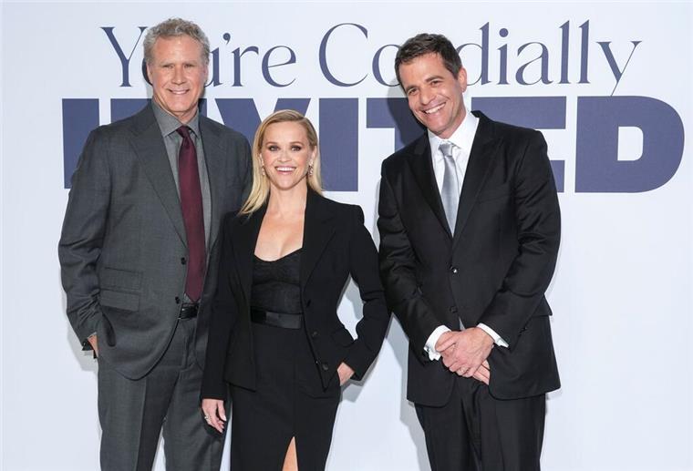Hochzeitschaos mit Will Ferrell und Reese Witherspoon Will Ferrell, Reese Witherspoon und Nicholas Stoller, Regisseur von „Ihr seid herzlich eingeladen“