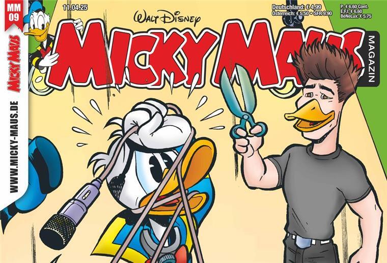 Wincent Weiss wird Ente: Comic-Debüt in Micky Maus-Heft Der Mickey Maus Comic.