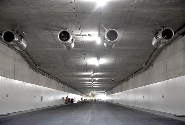 Der Hafentunnel in Bremerhaven