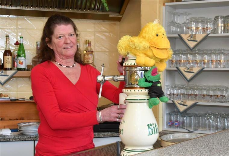 Wirtin und Chefin SylkeJanßen sorgt für ihre Gäste.
