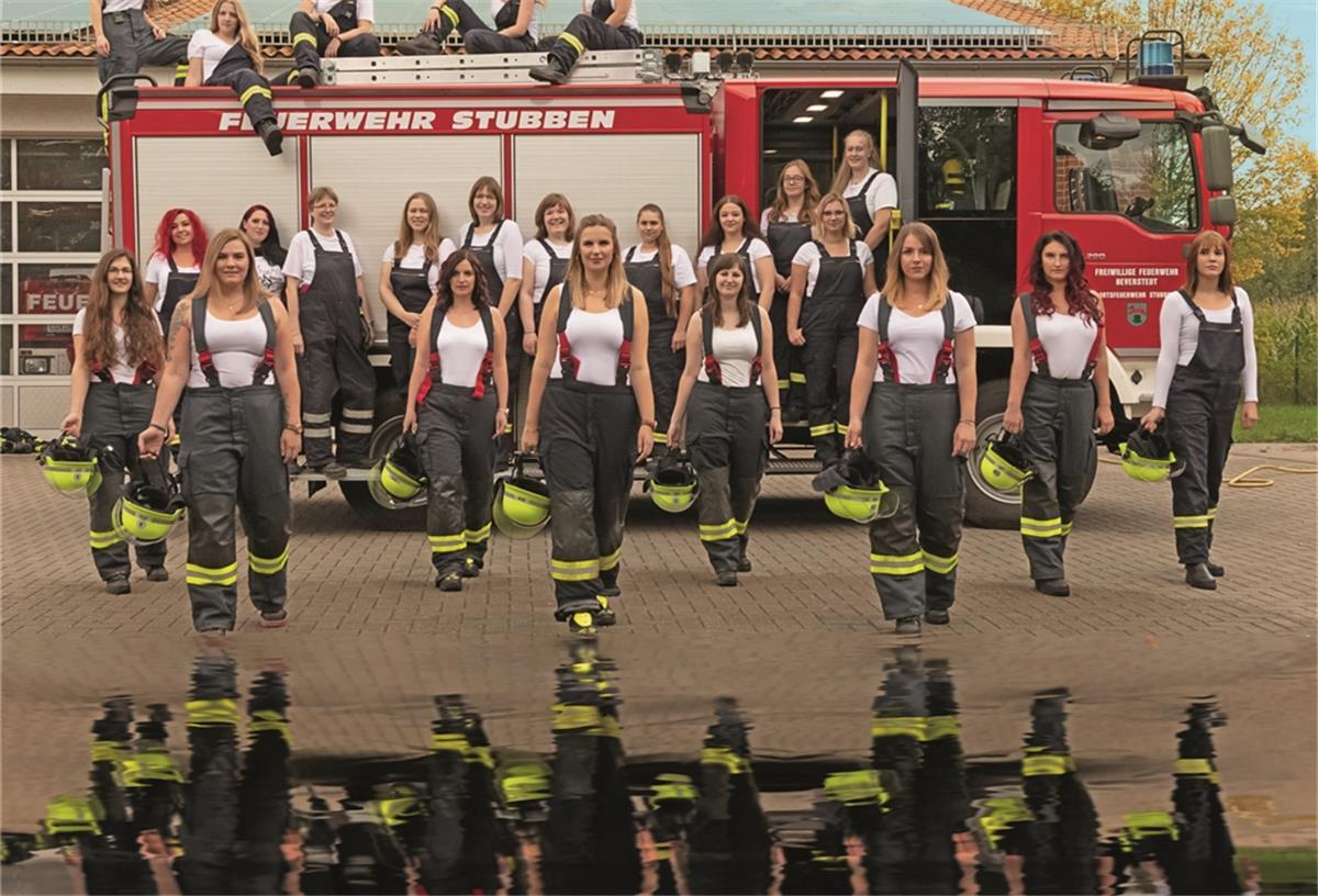 Beverstedter Feuerwehrfrauen heute im Fernsehen Wollen für mehr Frauen in den Ortsfeuerwehren werben: Die Feuerwehrfrauen der Gemeinde Beverstedt.