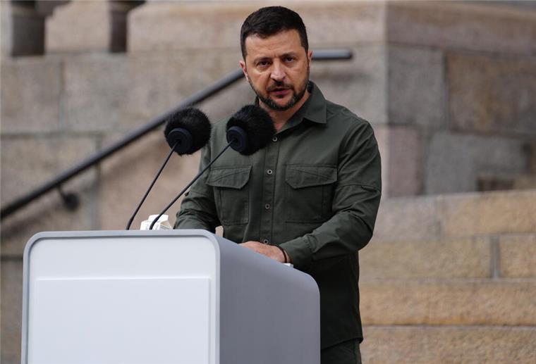 Wolodymyr Selenskyj, Präsident der Ukraine.