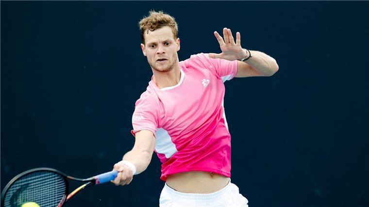 Auch ohne Zverev: Deutsches Tennis-Team auf Kurs Yannick Hanfmann sorgt für das 2:0.