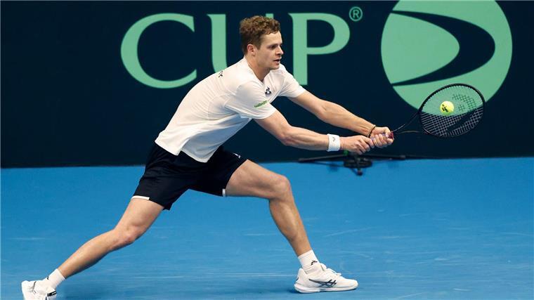 Klarer Sieg gegen Israel: Davis-Cup-Team locker weiter Yannick Hanfmann stellte die Weichen mit seinem Erfolg auf Sieg.