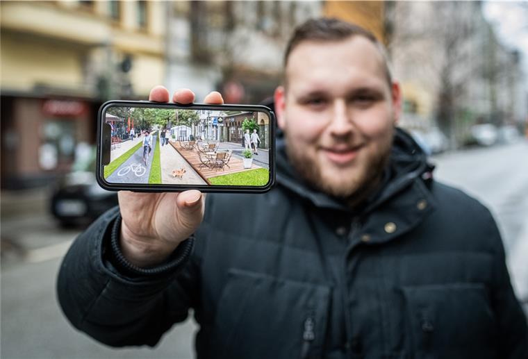 Jungliberale wollen Bremerhavens Kneipenmeile umgestalten Yannick Sarnow von den Jungen Liberalen engagiert sich für eine weitgehend autofreie „Alte Bürger“.