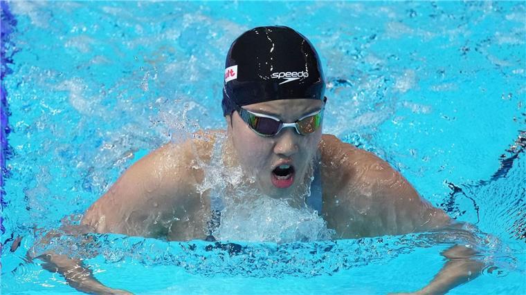Schwimm-Vorstand: WM-Einsätze von Zwölfjähriger „bedenklich“ Yu Zidi ist erst zwölf Jahre alt und trotzdem schon bei der WM dabei.