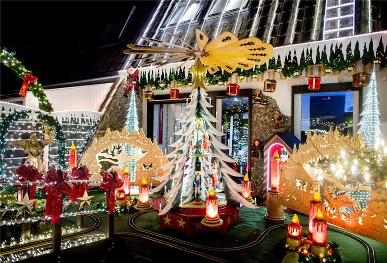 Weihnachtshaus der Familie Borchart