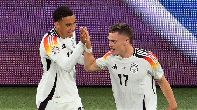 Zauberten im Eröffnungsspiel: Musiala (l) und Wirtz.