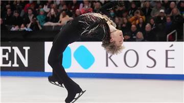 Zeigte auch dieses Mal wieder eine spektakuläre Flugshow: Ilia Malinin aus den USA. (Archivbild)