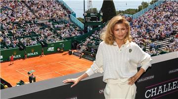 Zendaya bei einem Fototermin für den Film „Challengers“ beim Monte Carlo Tennis Masters Turnier in Monaco.