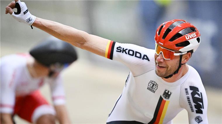 Zu früh gefreut: Bahnradfahrer Roger Kluge blieb im Madison mit Moritz Augenstein nach einer Jury-Panne nur der vierte Platz. (Archivbild)