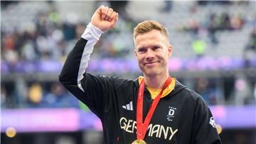 Zu seiner Siegerehrung kam Markus Rehm zu spät.