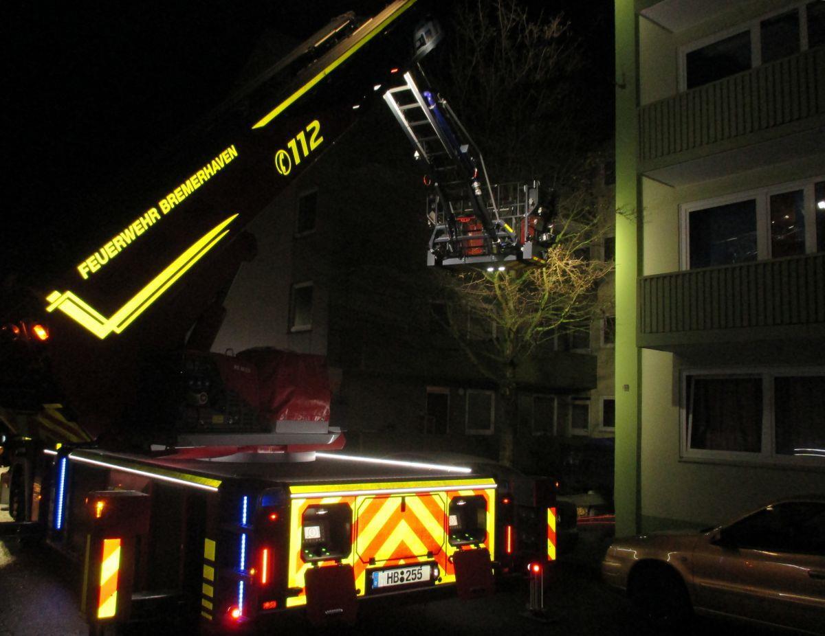 Zum Glück keine verletzten Anwohner hat die Feuerwehr bei einem Einsatz in Geestemünde zu vermelden gehabt.