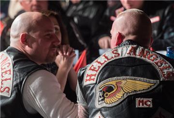  Mitglieder der Rockergruppe Hells Angels 