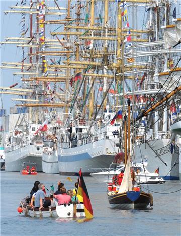 Zur Sail 2020 wird es sicherlich wieder voll in Bremerhaven.