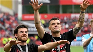 Zurück in den Borussia-Park: Jonas Hofmann (l) und Granit Xhaka.