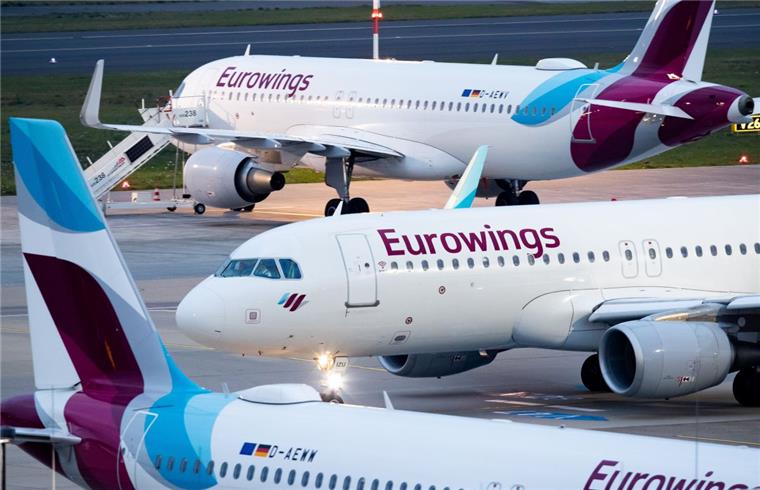Zwei Eurowings-Maschinen mussten ihren Flug nach Spanien abbrechen und umkehren.