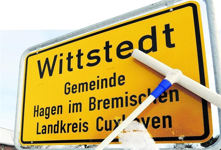 Ortsschild Wittstedt