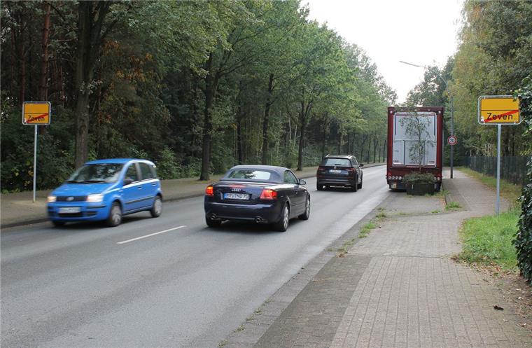 Zwischen den Ortsschildern an der Kanalstraße und der Einmündung Kronshusen soll wieder Tempo 50 gelten.